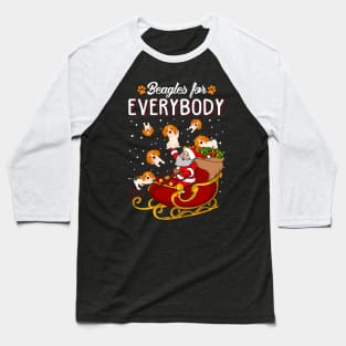 Beagles Christmas. Beagles for Everybody! Baseball T-Shirt